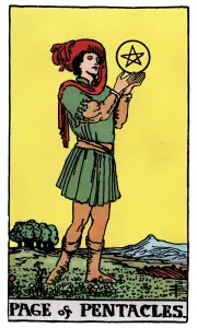 Page of Pentacles tarot card