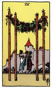 Four of Wands tarot card