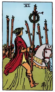 Six of Wands tarot card